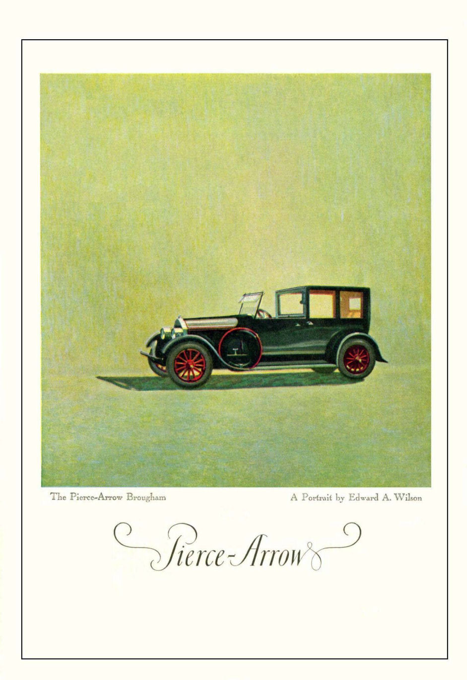 1921 Pierce-Arrow Auto Advertising